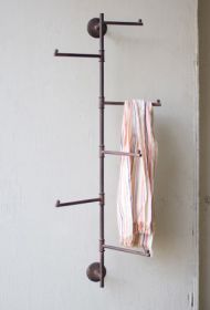 RUSTIC WALL SWIVEL COAT RACK