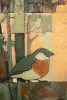FRAMED TWO BIRD PAINTING
