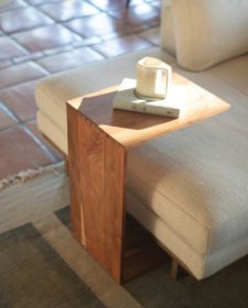 ACACIA WOOD SOFA  ACCENT TABLE