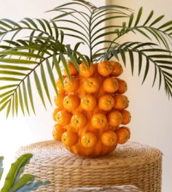 CERAMIC ORANGES VASE