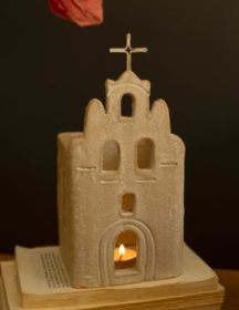 CLAY SAN ANTONIO MISSION LUMINARY