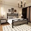 Full Size Bed Frame with Headboard, Heavy-Duty Bed Frame, No Box Spring Needed, Easy Assembly Black