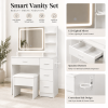 T1 All-in-One LED Makeup Vanity Desk