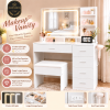 T1 All-in-One LED Makeup Vanity Desk