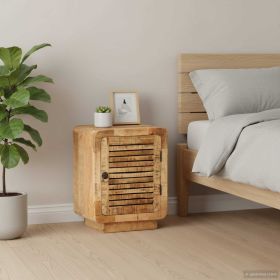 Bedside Cabinet Rough mango wood Medium Bedside Cabinet