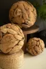 SET OF THREE RECYCLED TEAKWOOD SPHERES