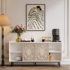 Living Room Furniture Mid Century Modern Tv Stand Kitchen Storage White Curio Buffet Cabinet suitable for TV cabinets,tables,sideboards