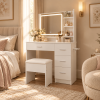 T1 All-in-One LED Makeup Vanity Desk