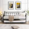 dDaybed with trundle, BLACK