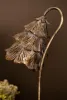 RUSTIC METAL TABLE LAMP - FLOWER