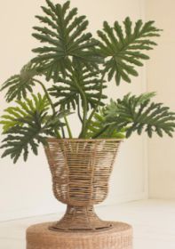 IRON AND SEAGRASS URN - SHORT