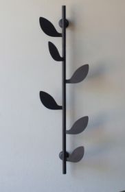 IRON WALL COAT RACK - LEAVES (MIN 2)