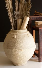 PAPER MACHE URN - 20" LARGE