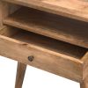 Modern Nightstand with Open Slot