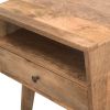 Modern Nightstand with Open Slot