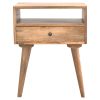 Modern Nightstand with Open Slot