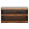 Mud Linen Shoe Bench