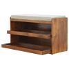 Mud Linen Shoe Bench