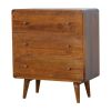 Curved Chestnut Chest