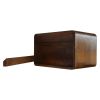 Floating Curved Chestnut nightstand