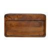 Chestnut Curve Floating nightstand