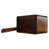 Chestnut Curve Floating nightstand