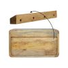 Floating Curve Open Slot nightstand