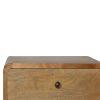Curved Oak-ish nightstand