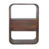 Chestnut Curved Edge nightstand