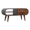 Chestnut Circular Media Unit