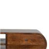 Chestnut Circular Media Unit
