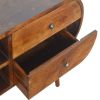Chestnut Circular Media Unit