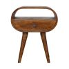 Chestnut 1 Drawer Nightstand