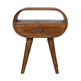 Chestnut 1 Drawer Nightstand