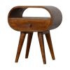 Chestnut 1 Drawer Nightstand