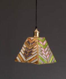 STAINED GLASS PENDANT LAMP #3