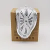 1pc, Surreal Melted Twisted Roman Numeral Wall Clocks