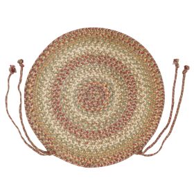 Harvest Jute Braided Accessories - Chairpad (Size: 15" x 15" Set of 2, Shape: Round)