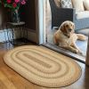 Cookie Dough Jute Braided Rug