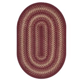 Autumn Maple Jute Braided Rug (Size: 4' x 6', Shape: Oval)