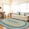 Sunflowers Cotton Braided Rug