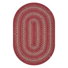 Apple Pie Jute Braided Rug (Size: 20" x 30", Shape: Oval)