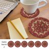 Apple Pie Jute Braided Accessories - Coaster