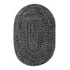 Black Ultra Durable Braided Rug