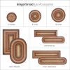Gingerbread Jute Braided Accessories - Stair Tread