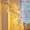 Light with Butterfly 144LED 7.22FT Enchanted Wall Decoration Vine Lights 8 Light Modes for Indoor Home Wall Decoration(Halloween and Christmas gifts)