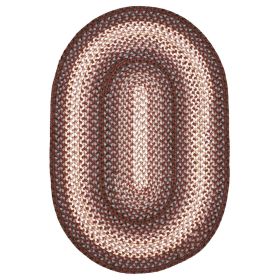Driftwood Ultra Durable Braided Rug (Size: 20" x 30", Shape: Oval)
