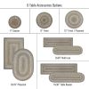 Grey Cloud Jute Braided Accessories - Placemat