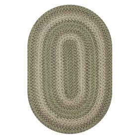 Grassland Jute Braided Rug (Size: 20" x 30", Shape: Oval)