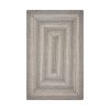 Grey Cloud Jute Braided Rug